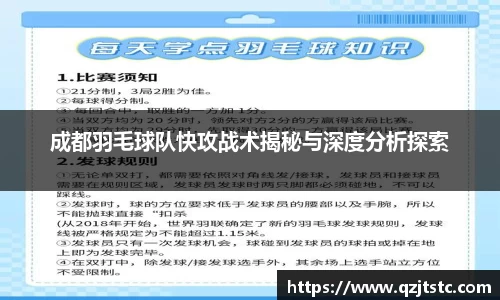 成都羽毛球队快攻战术揭秘与深度分析探索